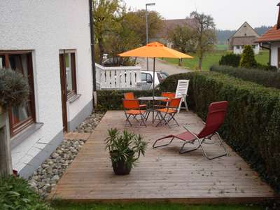 Bild der Terrasse